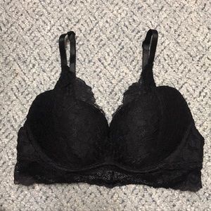 Black Lace Bra